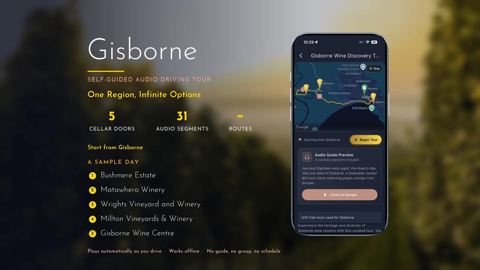 Gisborne wine trail listing cover