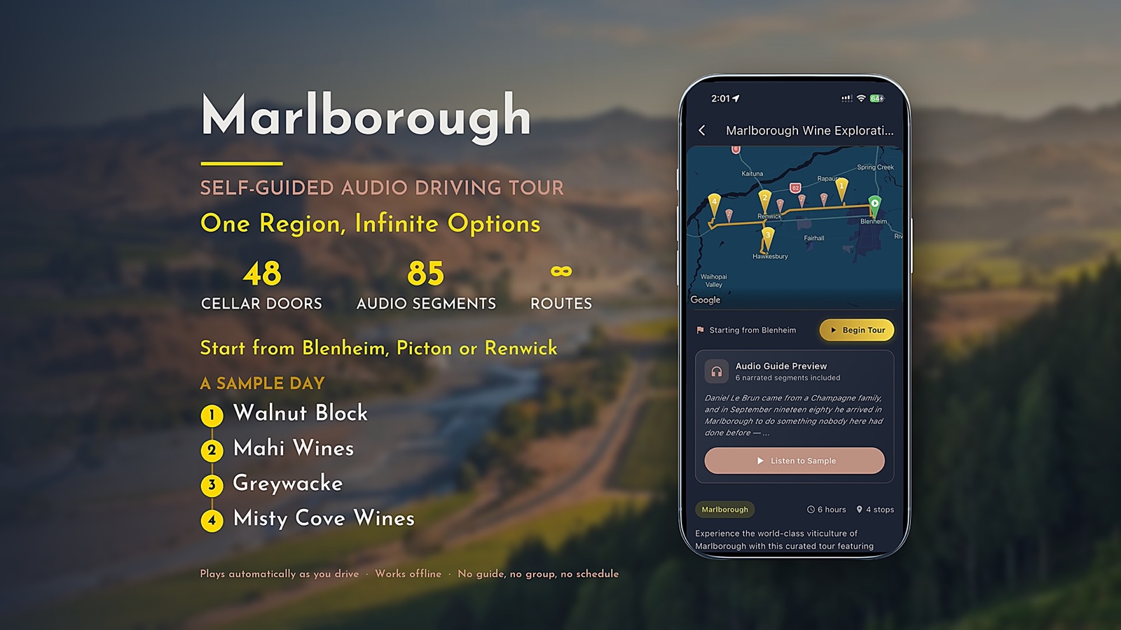 Marlborough wine trail listing cover